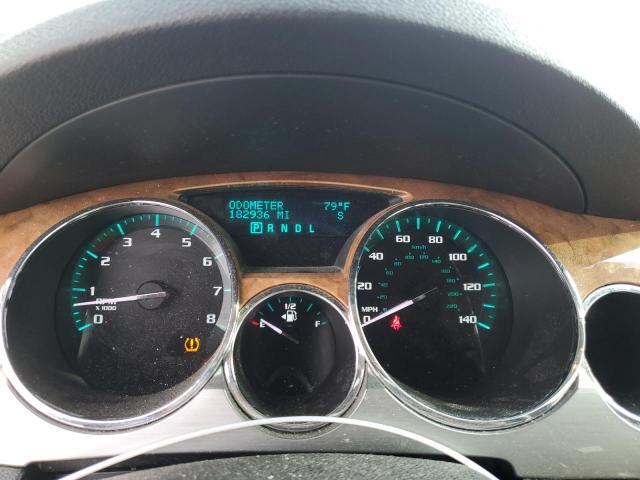 5GAKRCED1CJ347297 - 2012 BUICK ENCLAVE SILVER photo 9