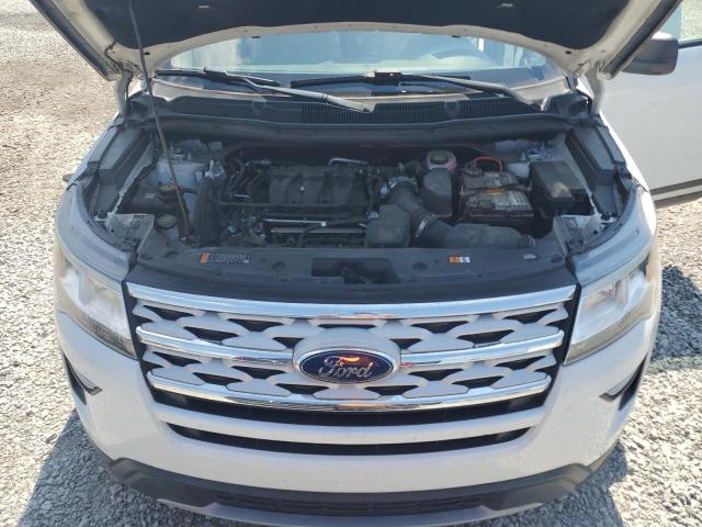 1FM5K7D84JGC62908 - 2018 FORD EXPLORER XLT Blanc photo 12