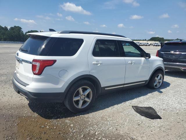 1FM5K7D84JGC62908 - 2018 FORD EXPLORER XLT Blanc photo 3