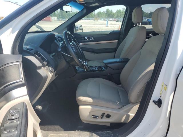 1FM5K7D84JGC62908 - 2018 FORD EXPLORER XLT Blanc photo 7