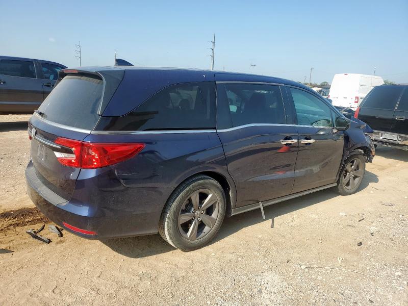 5FNRL6H5XNB012215 - 2022 HONDA ODYSSEY EX BLUE photo 3