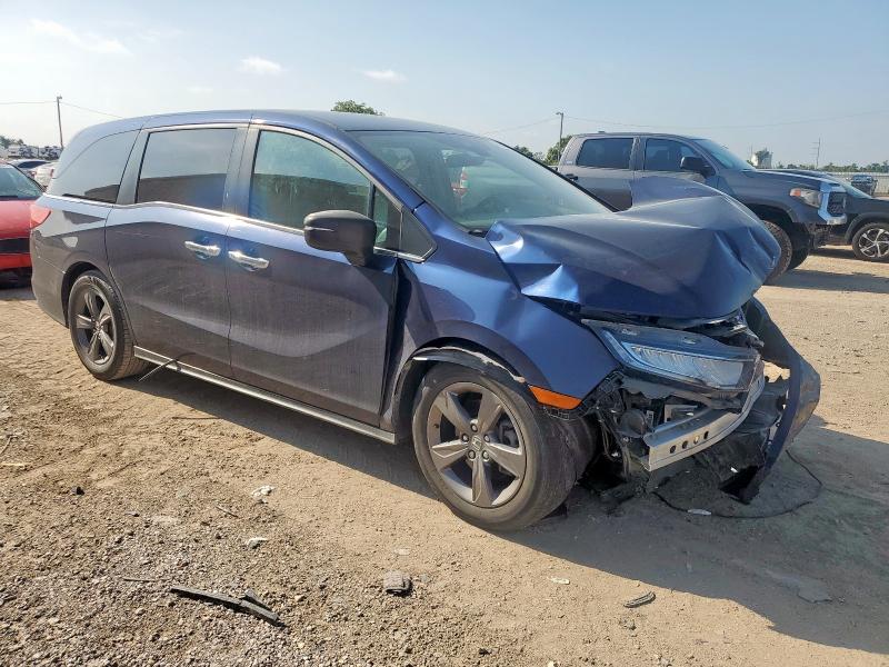 5FNRL6H5XNB012215 - 2022 HONDA ODYSSEY EX BLUE photo 4
