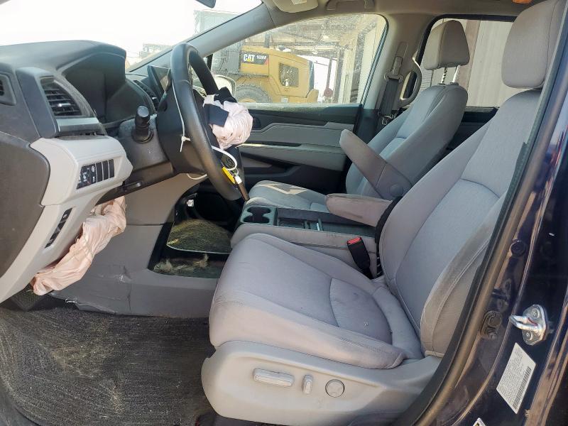 5FNRL6H5XNB012215 - 2022 HONDA ODYSSEY EX BLUE photo 7