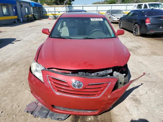 4T1BE46K87U088448 - 2007 TOYOTA CAMRY CE RED photo 5