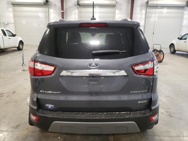 MAJ6S3KL8NC464937 - 2022 FORD ECOSPORT TITANIUM GRAY photo 6