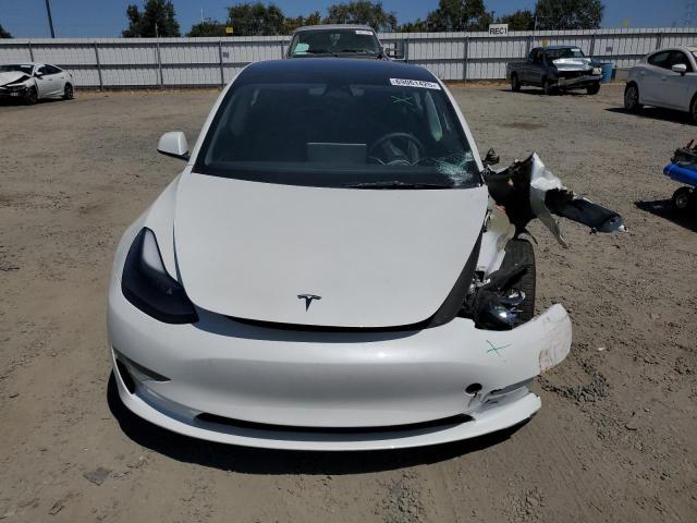 5YJ3E1EA8PF612075 - 2023 TESLA MODEL 3 WHITE photo 5