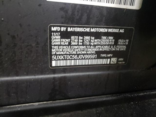 5UXKT0C56J0V99591 - 2018 BMW X5 XDR40E Boz foto 13