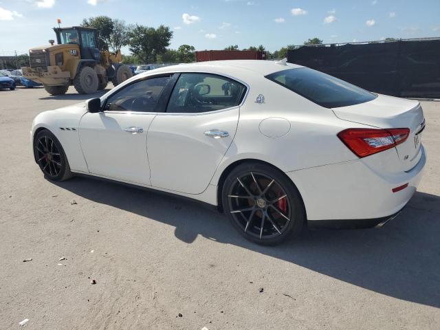 ZAM57RTA2E1126867 - 2014 MASERATI GHIBLI S WHITE photo 2