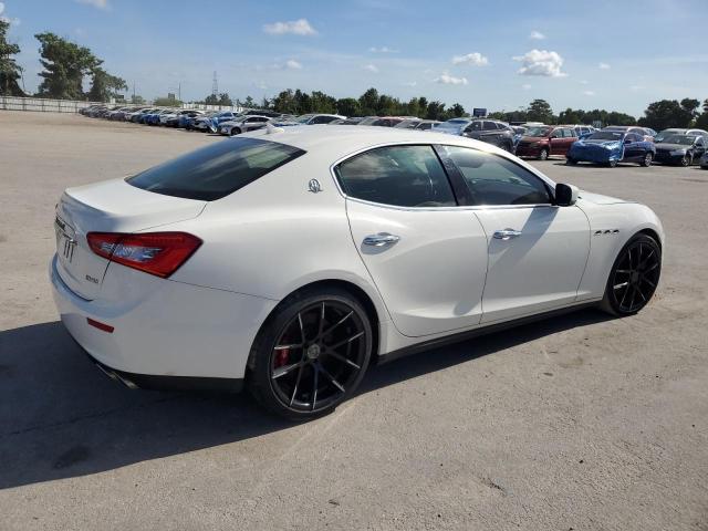 ZAM57RTA2E1126867 - 2014 MASERATI GHIBLI S WHITE photo 3