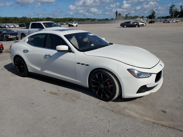 ZAM57RTA2E1126867 - 2014 MASERATI GHIBLI S WHITE photo 4