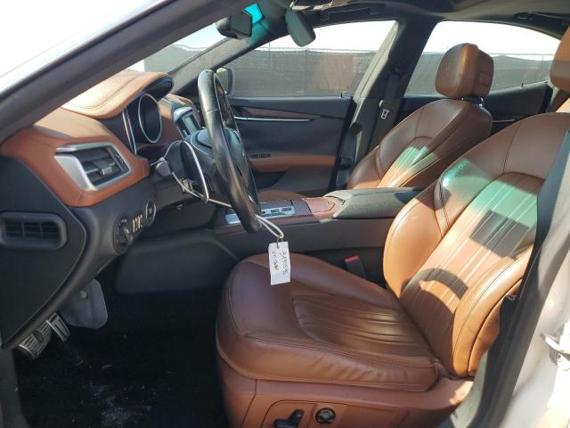 ZAM57RTA2E1126867 - 2014 MASERATI GHIBLI S WHITE photo 7