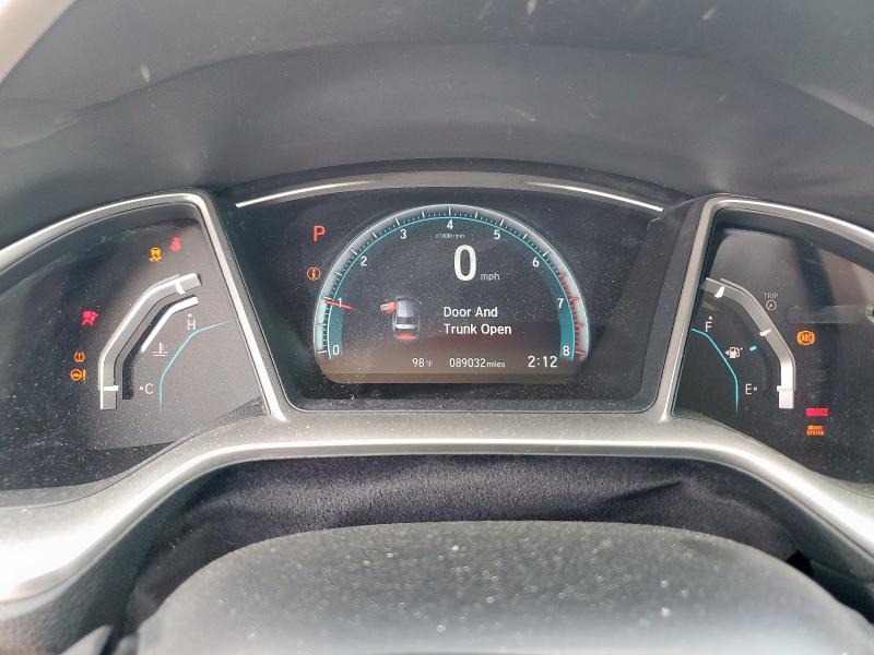 2HGFC1F76GH640667 - 2016 HONDA CIVIC EXL ვერცხლისფერი ფოტო 9