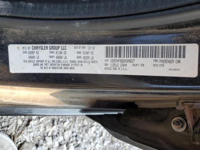 1B3BD4FB6BN509627 - 2011 DODGE AVENGER EXPRESS 黑色 照片 13