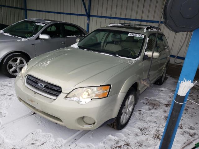 4S4BP62C866344997 - 2006 SUBARU LEGACY OUTBACK 2.5I LIMITED GOLD photo 1