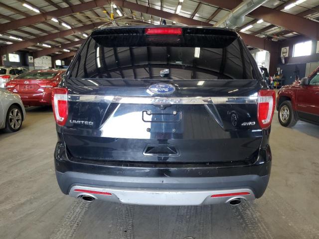 1FM5K8F82HGC91966 - 2017 FORD EXPLORER LIMITED BLACK photo 6