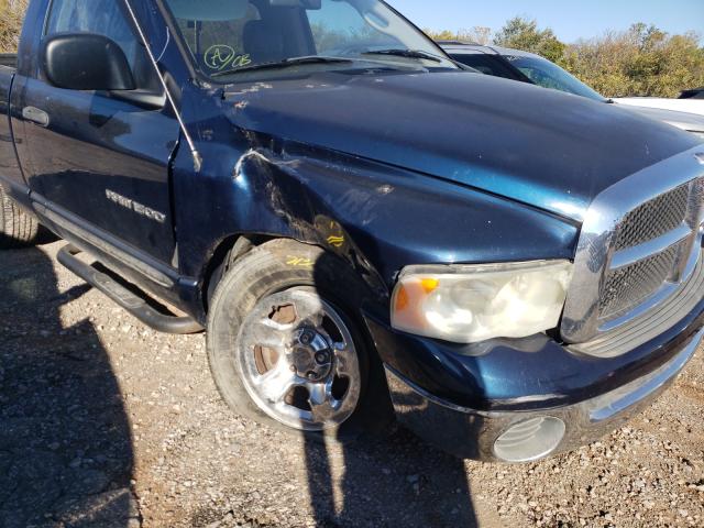 1D7HA16K85J569006 - 2005 DODGE RAM 1500 ST BLUE photo 9