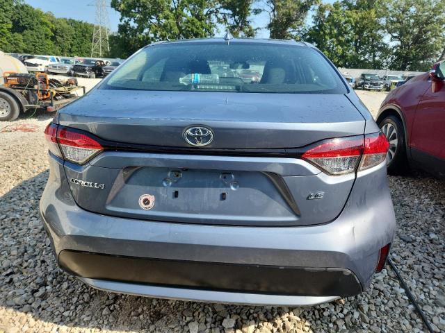 5YFEPMAE2MP207410 - 2021 TOYOTA COROLLA LE BLUE photo 6