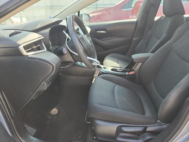 5YFEPMAE2MP207410 - 2021 TOYOTA COROLLA LE BLUE photo 7