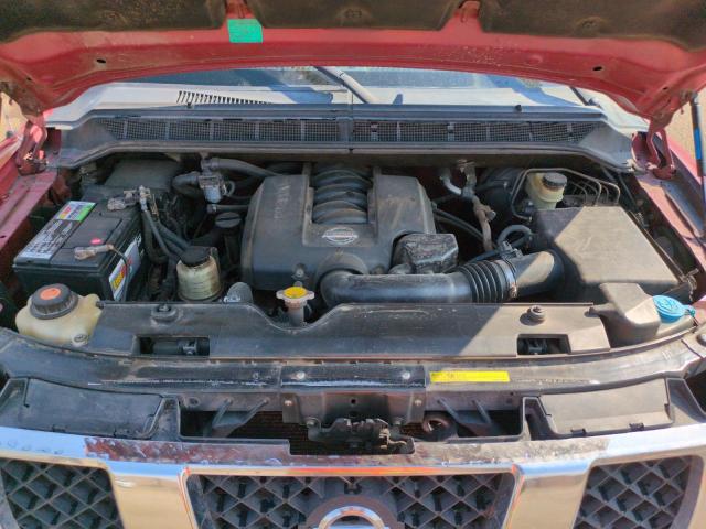 1N6AA07A15N505049 - 2005 NISSAN TITAN XE Қызыл фото 11