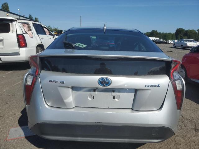 JTDKBRFU7G3023883 - 2016 TOYOTA PRIUS SILVER photo 6