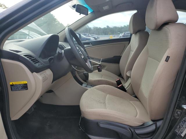 KMHCT4AE4HU284531 - 2017 HYUNDAI ACCENT SE BLACK photo 7