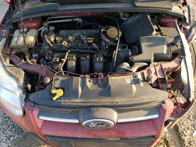 1FADP3K27DL306667 - 2013 FORD FOCUS SE RED photo 11