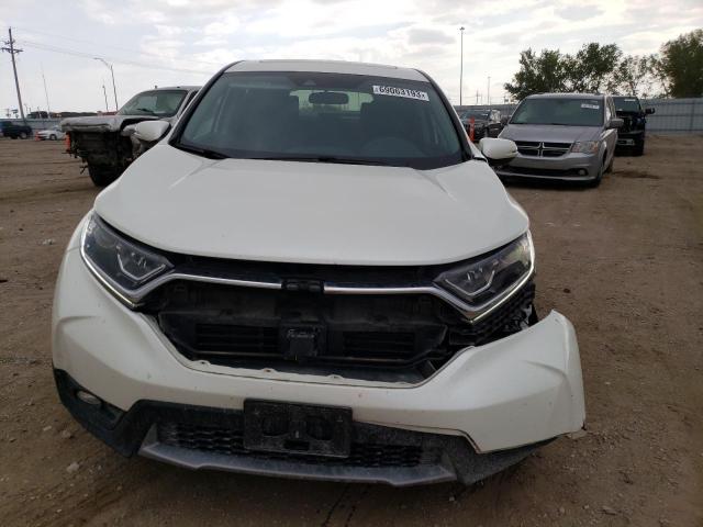 2HKRW2H55JH696702 - 2018 HONDA CR-V EX WHITE photo 5