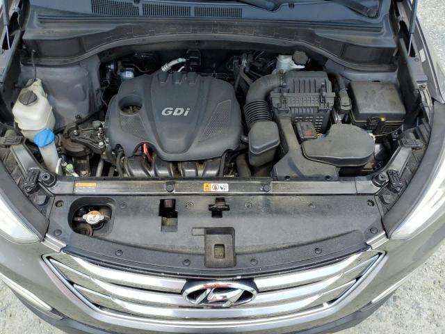 5XYZUDLB6GG354979 - 2016 HYUNDAI SANTA FE S TAN photo 12