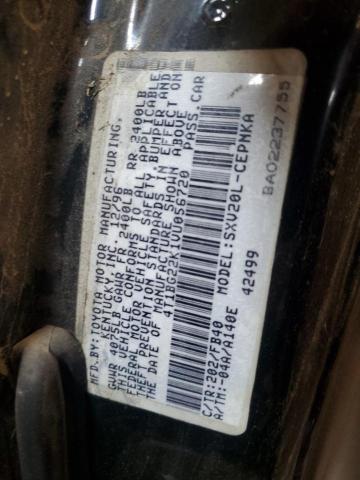 4T1BG22K1VU056720 - 1997 TOYOTA CAMRY CE BLACK photo 12