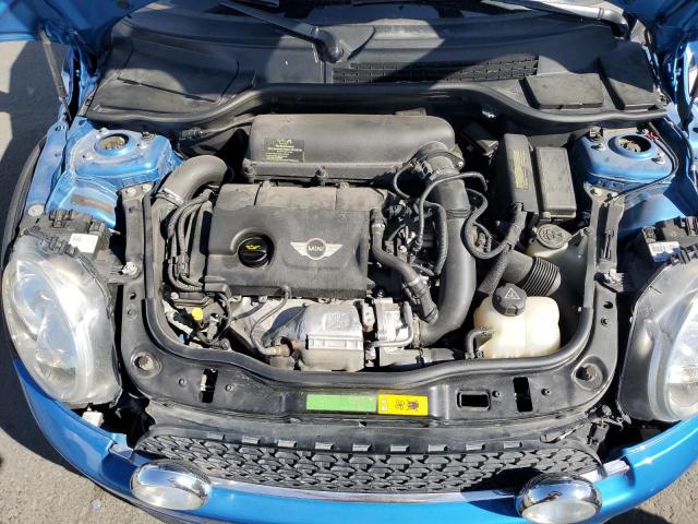 WMWSV3C50BTY21651 - 2011 MINI COOPER S BLUE photo 11