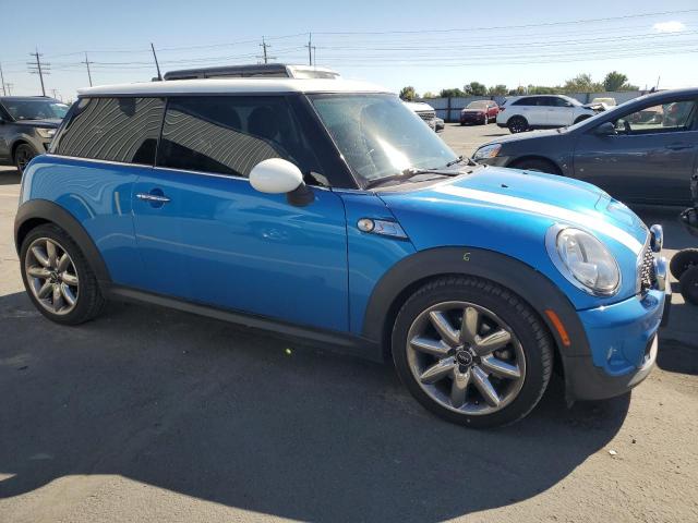 WMWSV3C50BTY21651 - 2011 MINI COOPER S BLUE photo 4