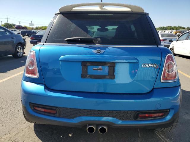 WMWSV3C50BTY21651 - 2011 MINI COOPER S BLUE photo 6