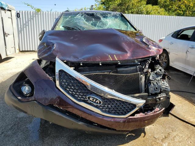 5XYKU4A62DG334859 - 2013 KIA SORENTO EX MAROON photo 5