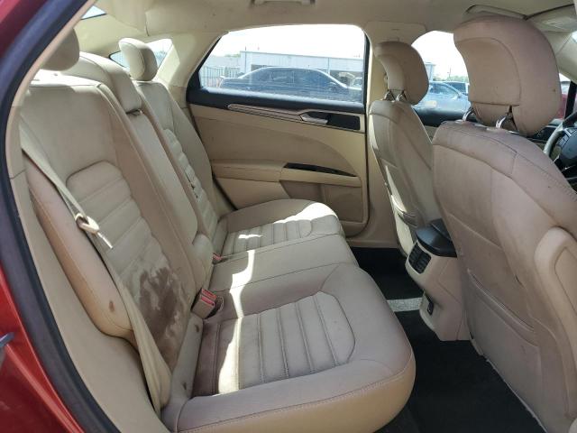 3FA6P0H70DR131772 - 2013 FORD FUSION SE RED photo 10