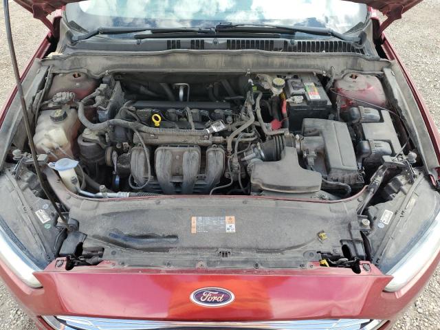 3FA6P0H70DR131772 - 2013 FORD FUSION SE RED photo 11