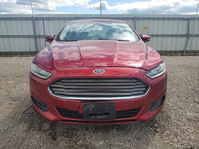 3FA6P0H70DR131772 - 2013 FORD FUSION SE RED photo 5