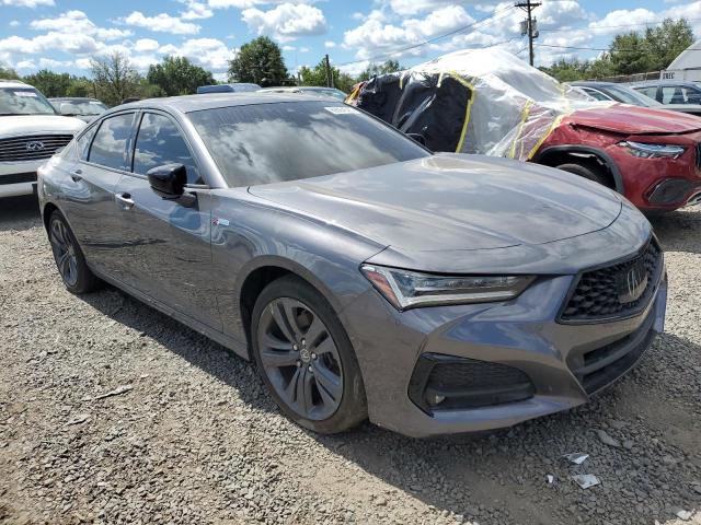 19UUB6F51NA002313 - 2022 ACURA TLX TECH A GRAY photo 4