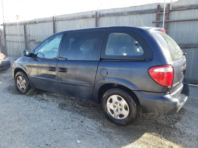 1B4GP25372B537476 - 2002 DODGE CARAVAN SE BLUE photo 2