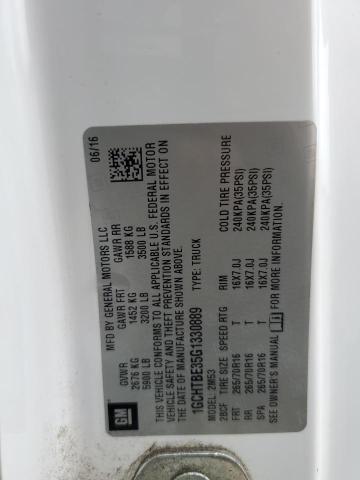 1GCHTBE35G1330889 - 2016 CHEVROLET COLORADO Білий фото 12