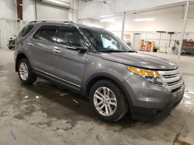 1FM5K8D82EGB10301 - 2014 FORD EXPLORER XLT GRAY photo 4