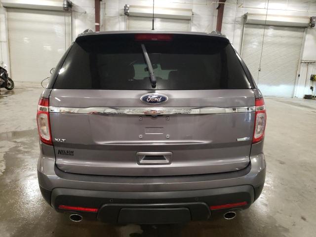 1FM5K8D82EGB10301 - 2014 FORD EXPLORER XLT GRAY photo 6