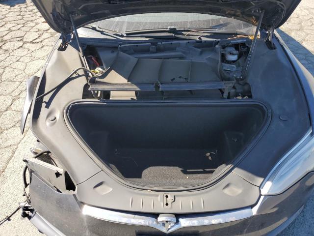 5YJSA1E20MF424419 - 2021 TESLA MODEL S Մոխրագույն լուսանկար 11