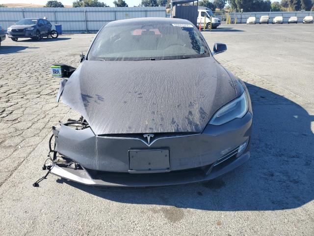 5YJSA1E20MF424419 - 2021 TESLA MODEL S Մոխրագույն լուսանկար 5