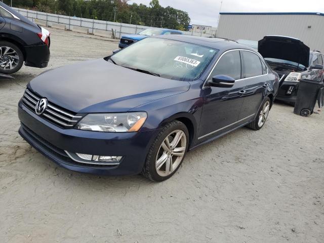 1VWBS7A39FC064272 - 2015 VOLKSWAGEN PASSAT SE BLUE photo 1