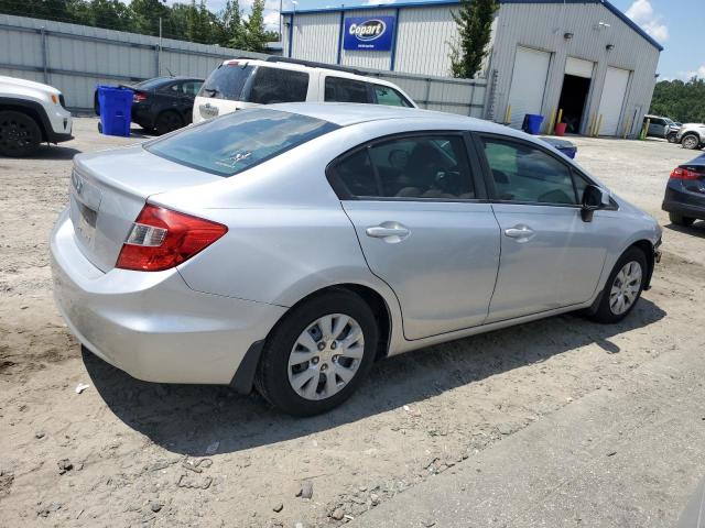 19XFB2F58CE100488 - 2012 HONDA CIVIC LX SILVER photo 3