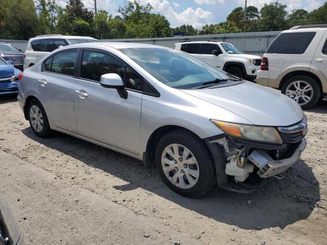 19XFB2F58CE100488 - 2012 HONDA CIVIC LX SILVER photo 4
