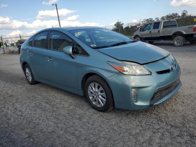 JTDKN3DP6E3053617 - 2014 TOYOTA PRIUS PLUG Mavi fotoğraf 4