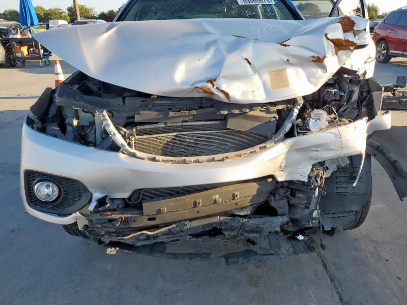 5XYKU3A69DG418042 - 2013 KIA SORENTO EX ვერცხლისფერი ფოტო 12