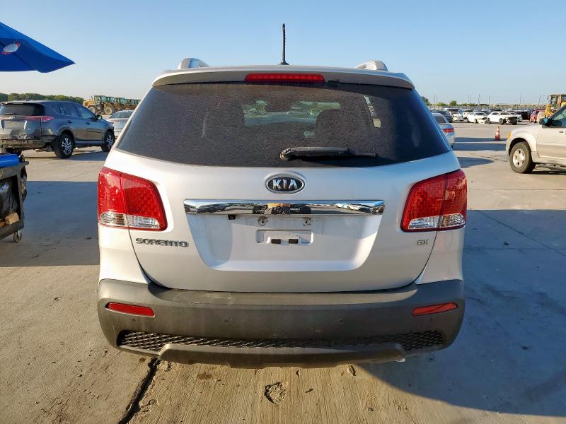 5XYKU3A69DG418042 - 2013 KIA SORENTO EX ვერცხლისფერი ფოტო 6