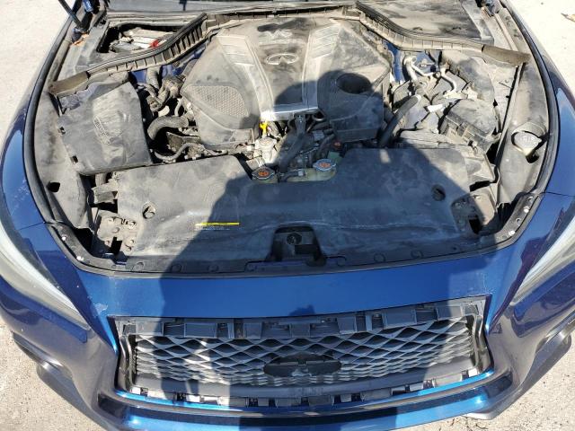 JN1EV7AR2JM436519 - 2018 INFINITI Q50 LUXE BLUE photo 11